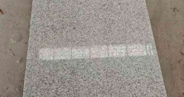 甘肃芝麻白光面毛板