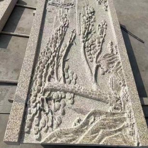 甘肃黄金麻别墅雕刻版 别墅私人定制