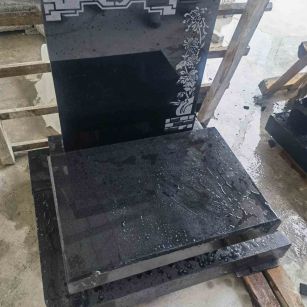 甘肃花岗岩墓碑石 墓碑 套墓