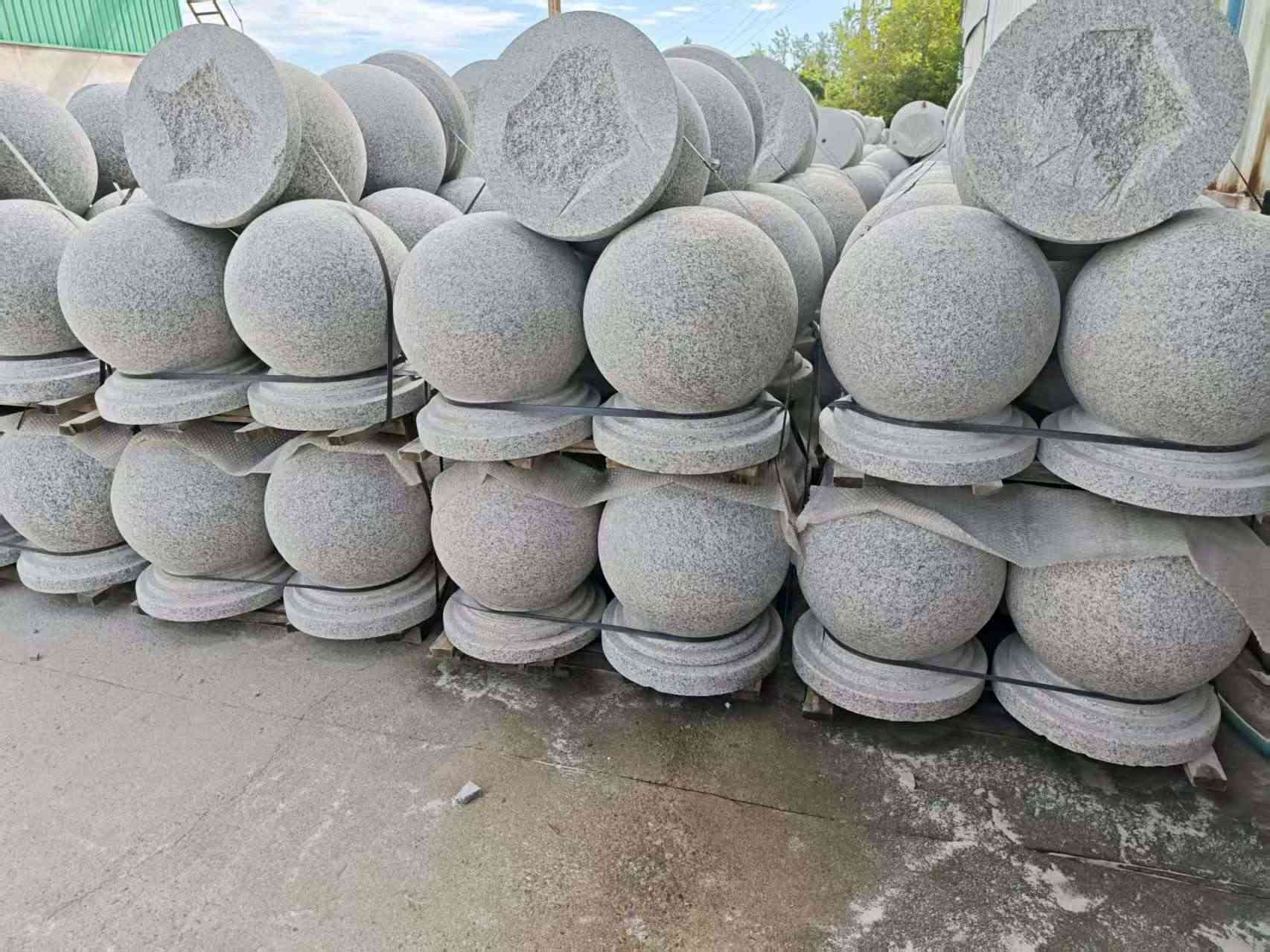 甘肃圆球石球挡车球