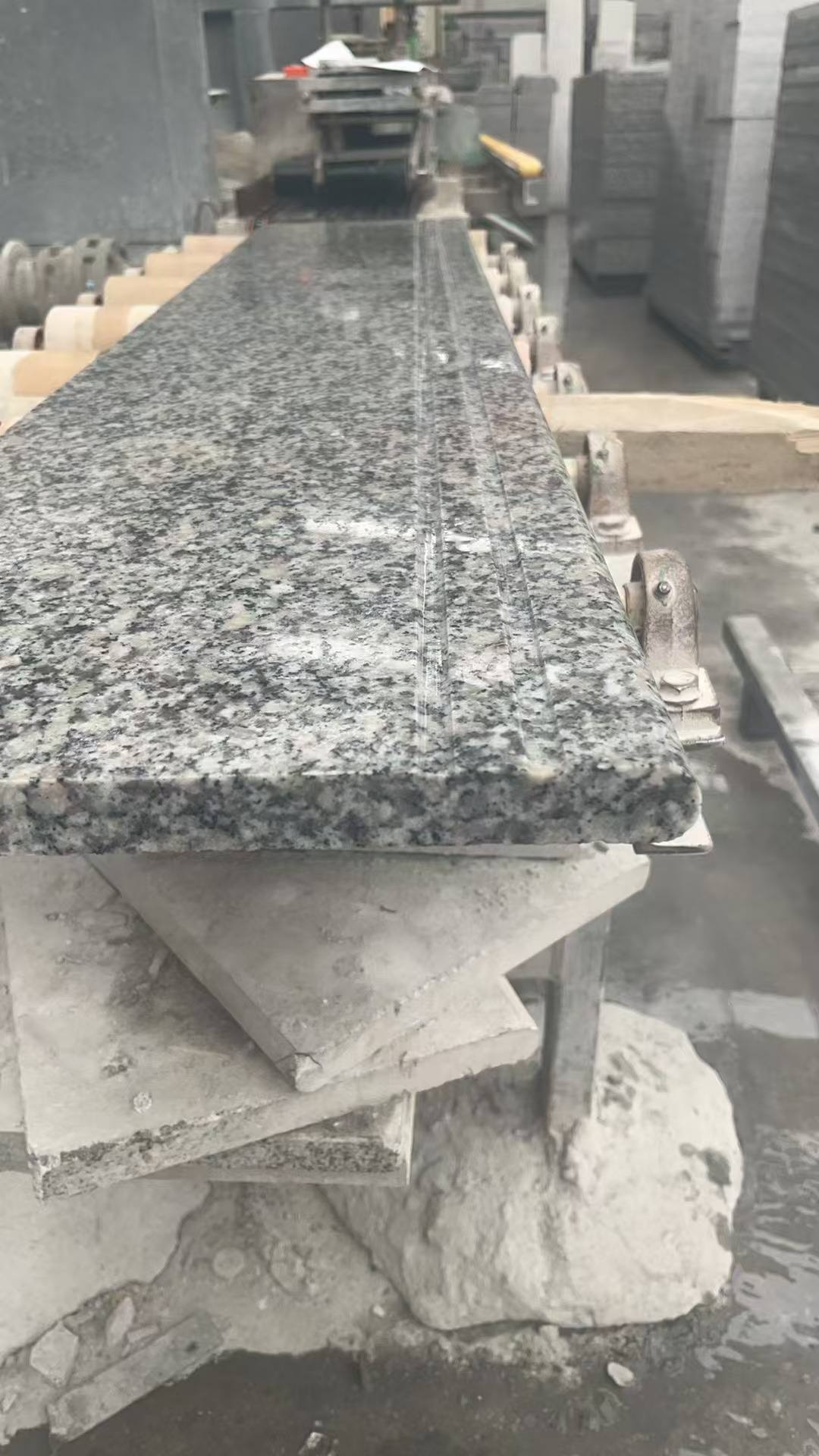 甘肃芝麻白楼梯踏步 芙蓉白